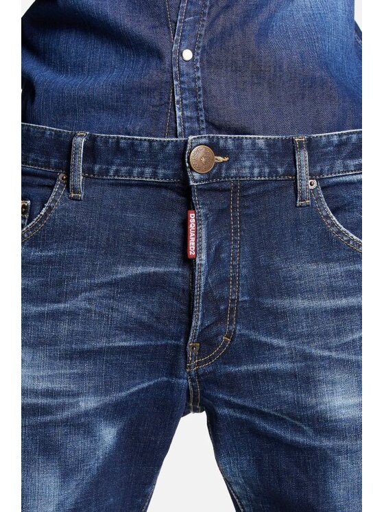 Dsquared2 Dsquared2 Jeansy S74LB1336 S30664/470 Modrá Tight Fit