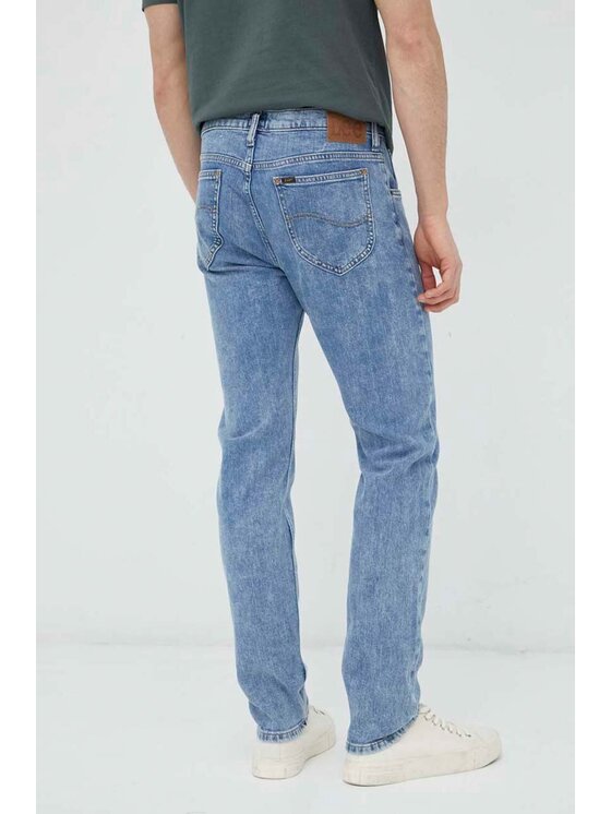 Lee Lee Jeansy RIDER Niebieski Slim Fit