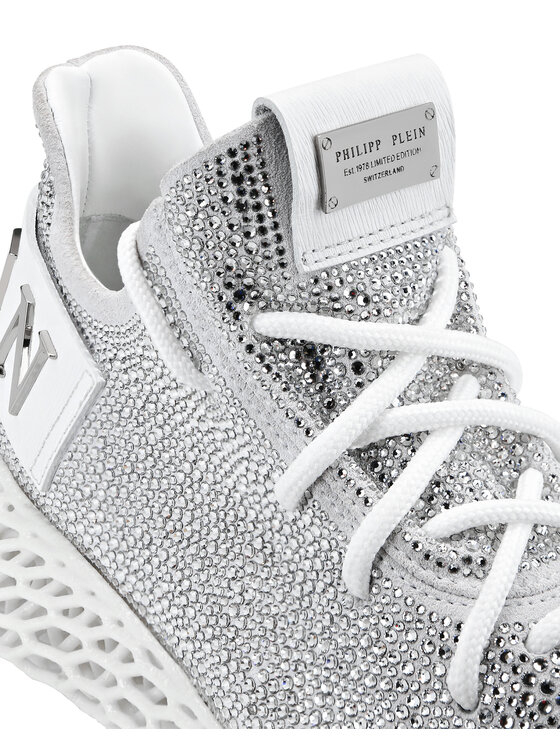 PHILIPP PLEIN PHILIPP PLEIN Sneakersy 557 Srebrny