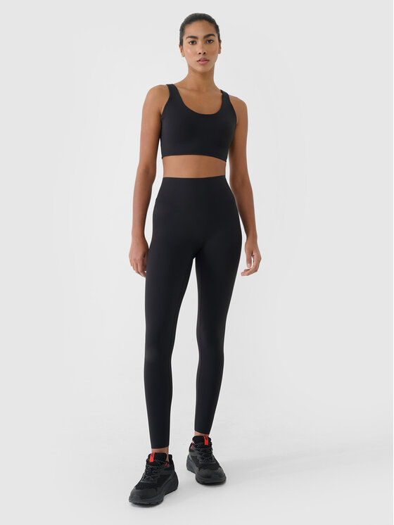 4F 4F Legginsy MULTI ACTIVE Czarny Slim Fit