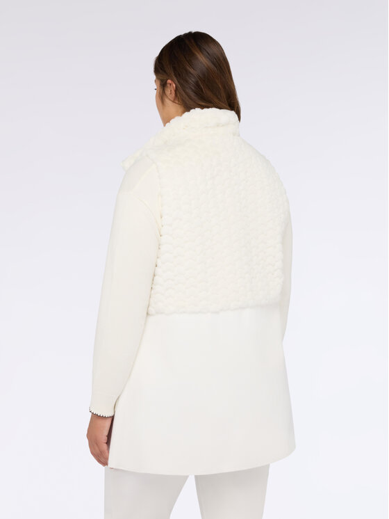 Fiorella Rubino Fiorella Rubino Cappotto L058L000070N011 Bianco Regular Fit