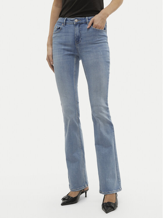 Vero Moda Blugi Flash 10302479 Albastru Flared Fit