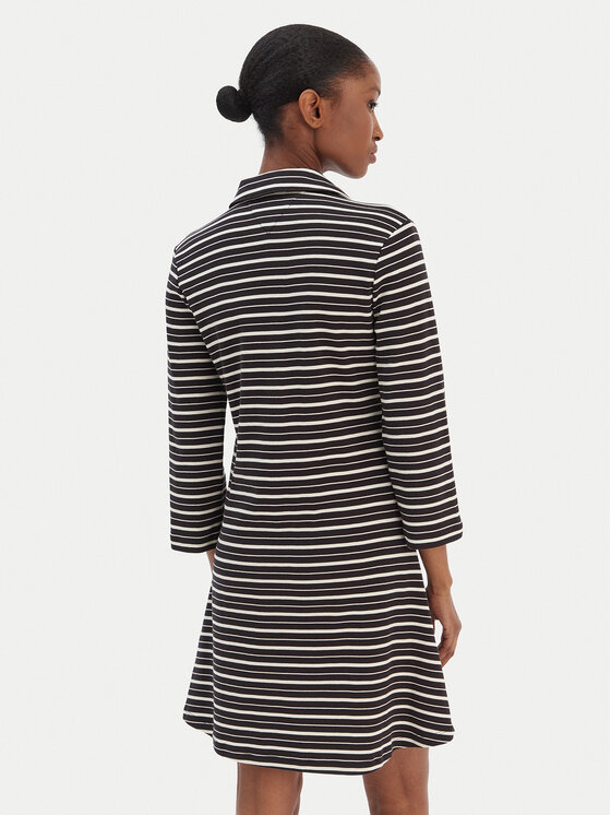 Tommy Hilfiger Tommy Hilfiger Rochie de zi Modern Cody WW0WW47868 Negru Regular Fit