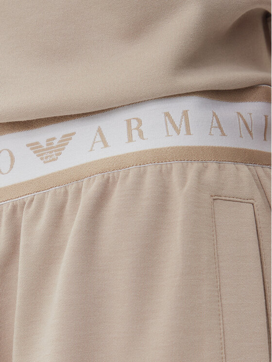 EA7 Emporio Armani EA7 Emporio Armani Spodnji del trenirke 7W000282 AF12501 U6155 Bež Loose Fit