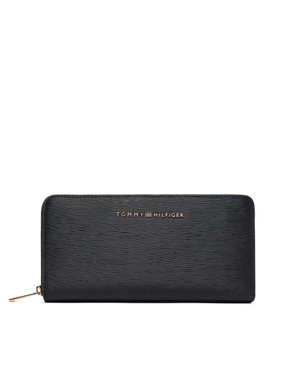 Tommy Hilfiger Tommy Hilfiger Πορτοφόλι Th Modern Large Zip Around AW0AW18933 Μαύρο