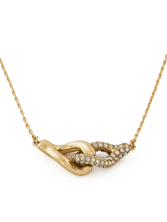 Tory Burch Tory Burch Collana Interlocking Wishbone Pendant 161070 Oro