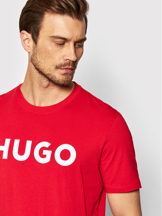 HUGO Hugo Tricou Dulivio 50467556 Roșu Regular Fit