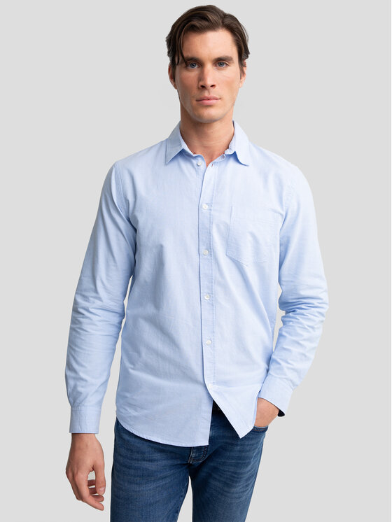 BIG STAR BIG STAR Koszula TRIXI Niebieski Basic Fit