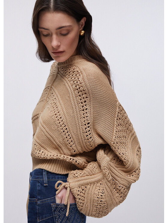 Liu Jo Liu Jo Maglione WA6419MA86R41208 Beige Regular Fit
