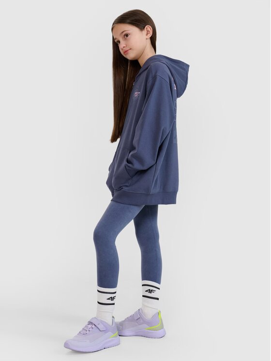 4F 4F Μπλούζα 4FJWspring_summer_2025TSWSF1482 Σκούρο γκρι Loose Fit
