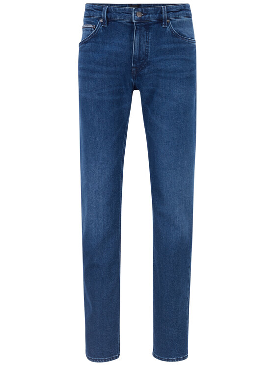 BOSS Boss Jeans hlače Maine3 50443957 Mornarsko modra Regular Fit