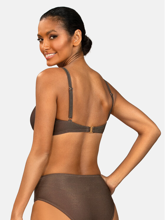 Feba Feba Bikini pezzo sopra FG10 Marrone