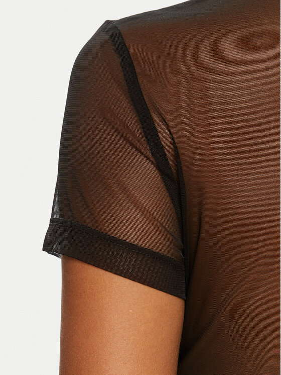 Versace Jeans Couture Versace Jeans Couture топ 76HAH6A2 Черен Slim Fit