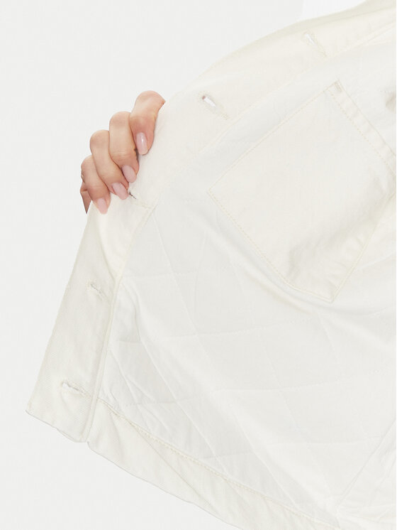 Guess Jeans Guess Jeans Giacca di jeans W4BN65 D5J31 Bianco Regular Fit