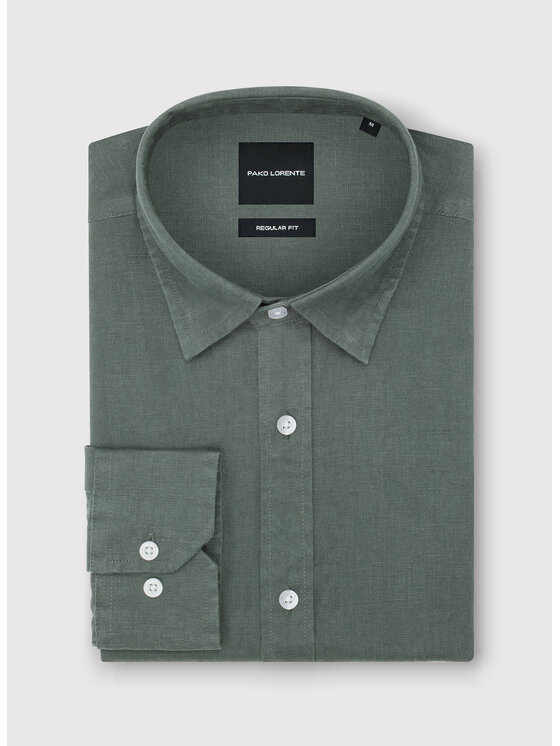 Pako Lorente Pako Lorente Koszula P26SF-1X-007 Zielony Regular Fit