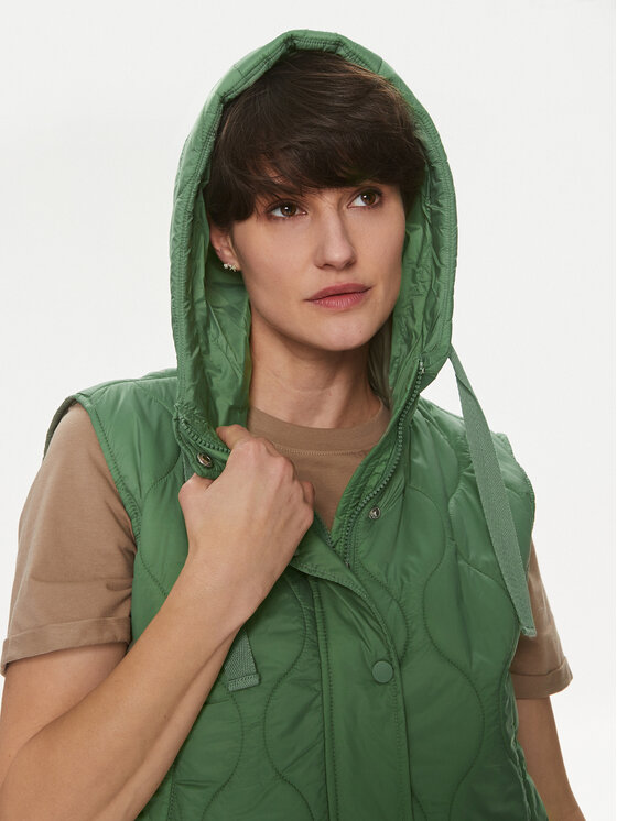 ONLY ONLY Prsluk Valentina 15315383 Zelena Regular Fit