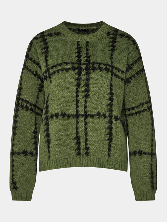 Sisley Sisley Pullover 1026L103P Grün Boxy Fit