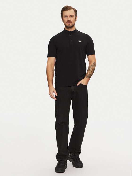 KARL LAGERFELD KARL LAGERFELD Polo majica 745089 551221 Črna Regular Fit