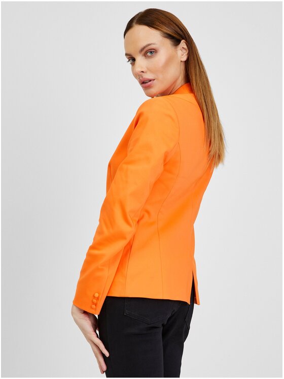Orsay Orsay Marynarka 480318-219000__42 Pomarańczowy Regular Fit
