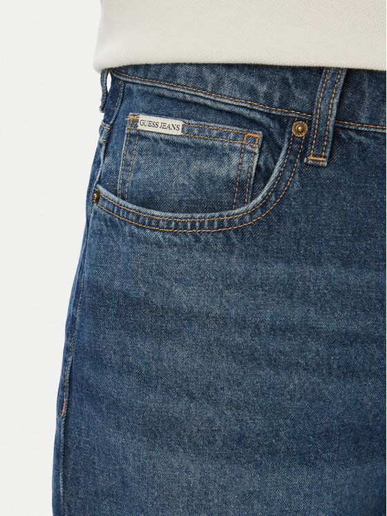 Guess Jeans Guess Jeans Jeansy M5YAB3 D6368 Granatowy Relaxed Fit