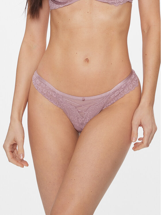 Hunkemöller Hunkemöller Siaurikės Daisy String R 203608 Violetinė
