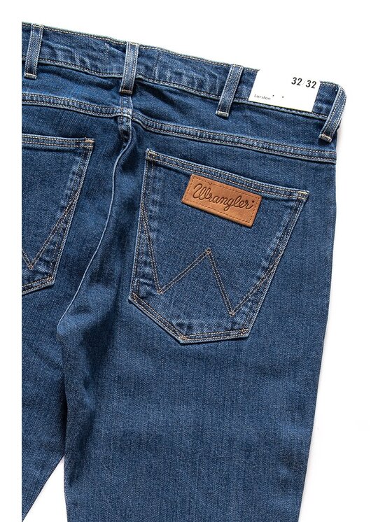 Wrangler Wrangler Jeansy LARSTON Niebieski Slim Fit
