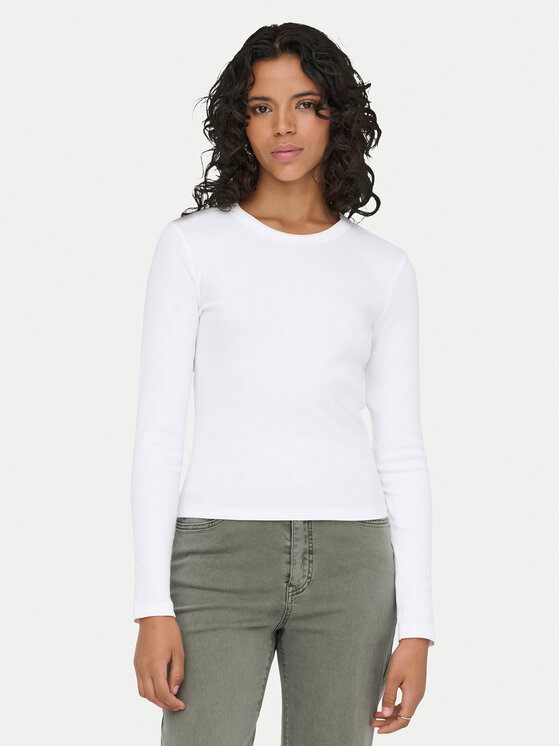 ONLY ONLY Блузка Val 15371305 Білий Regular Fit