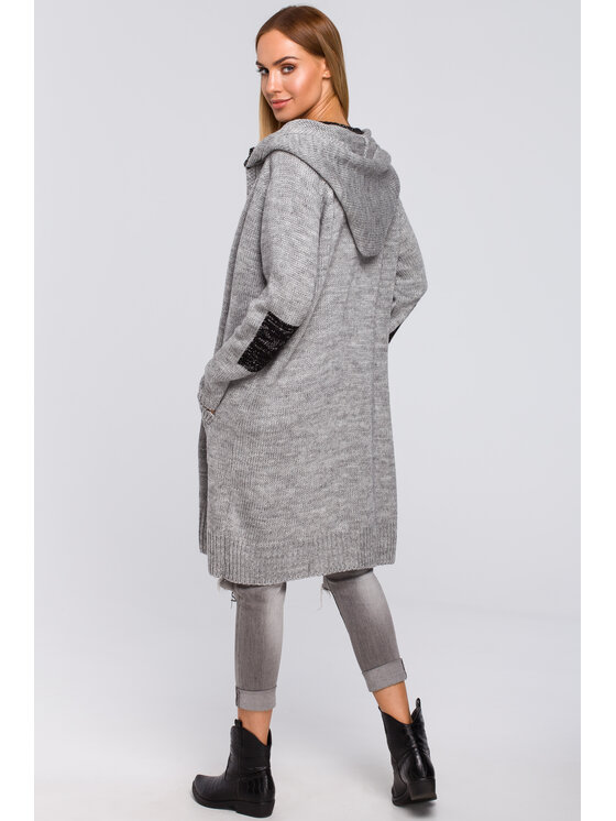 Made of Emotion Made of Emotion Cardigan M474 Grigio Custom Fit