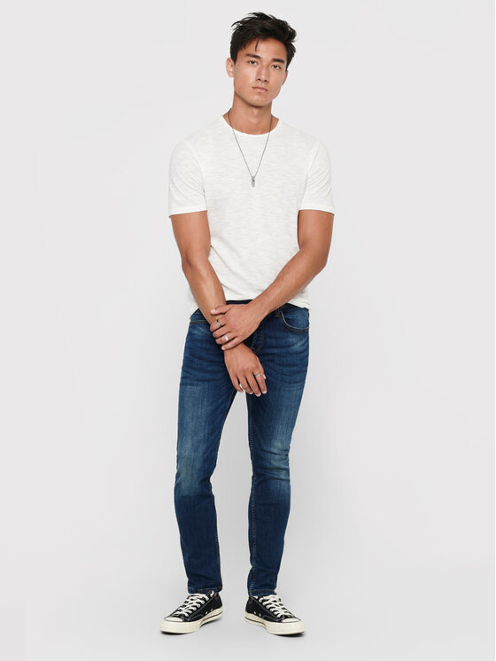 Only & Sons Only & Sons Farmer Weft 22005076 Sötétkék Regular Fit