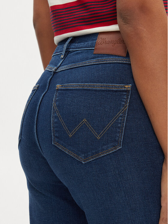 Wrangler Wrangler Traperice 112351051 Plava Straight Fit