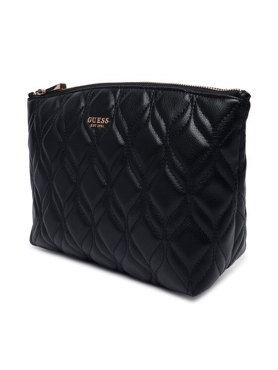 Guess Guess Geantă pentru cosmetice Maxine Travel TWQN97 33965 Negru