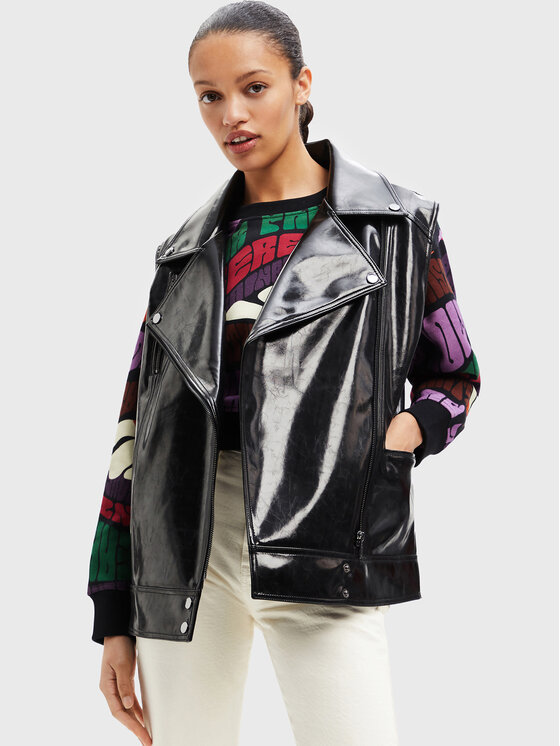 Desigual Desigual Liemenė Tulsa 22WWEWAK Juoda Oversize