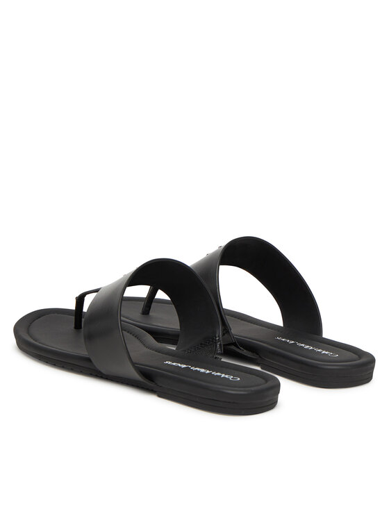 Calvin Klein Jeans Calvin Klein Jeans Šlepetės per pirštą Flat Sandal Toepost Mg YW0YW01691 Juoda