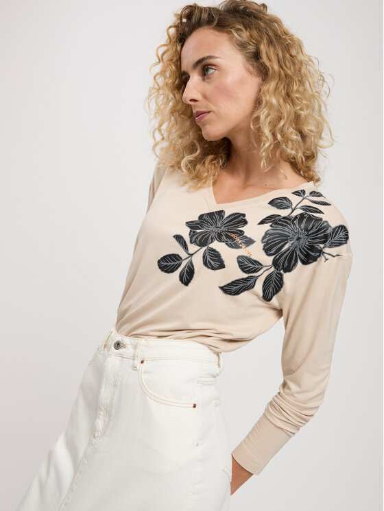 Cross Jeans Cross Jeans Bluzka 56135-053 Szary