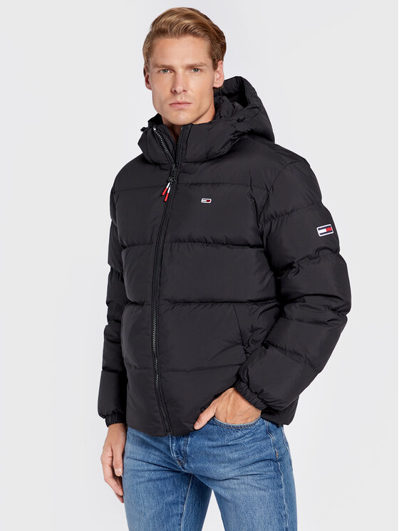 Tommy Jeans Tommy Jeans Winterjacke Essential DM0DM15447 Schwarz Regular Fit