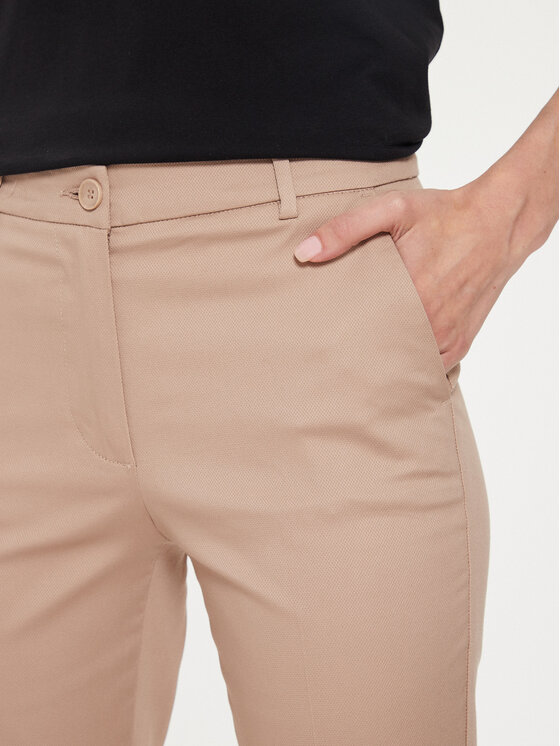 Sisley Sisley Riidest püksid 4GV3L5AH6 Beež Regular Fit