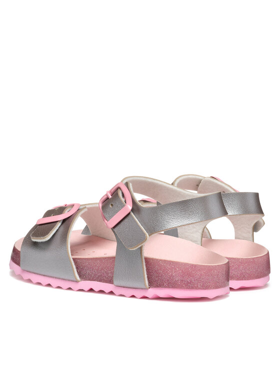 Geox Geox Sandali J Adriel J558MI 000NF C0566 D Argento