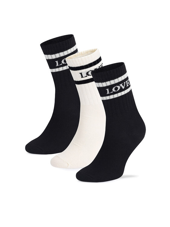 Damskie Skarpety Fila, Czarne, F3608-AW24 (3-pack)