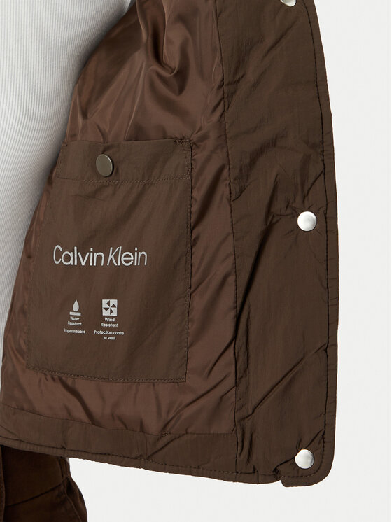 Calvin Klein Jeans Calvin Klein Jeans Преходно яке LV047G509G Тъмнокафяв Regular Fit