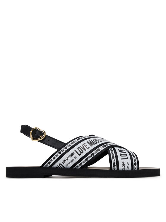 LOVE MOSCHINO LOVE MOSCHINO Szandál San Lod Micro20 JA16142G0MIX200A Fekete
