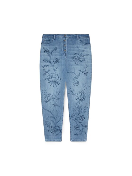 Fiorella Rubino Fiorella Rubino Jeansy P468T205280N024 Turkusowy Regular Fit