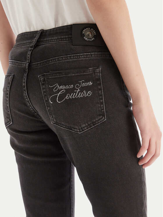 Versace Jeans Couture Versace Jeans Couture Jeansy 79HAB5K2 CDWRC Czarny Skinny Fit