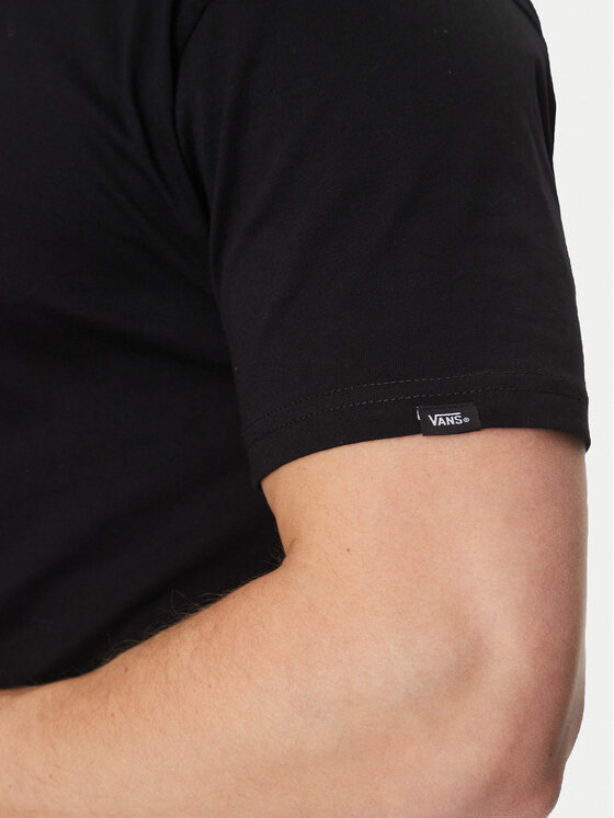 Vans Vans Póló Left Chest Logo VN0A3CZEY281 Fekete Classic Fit