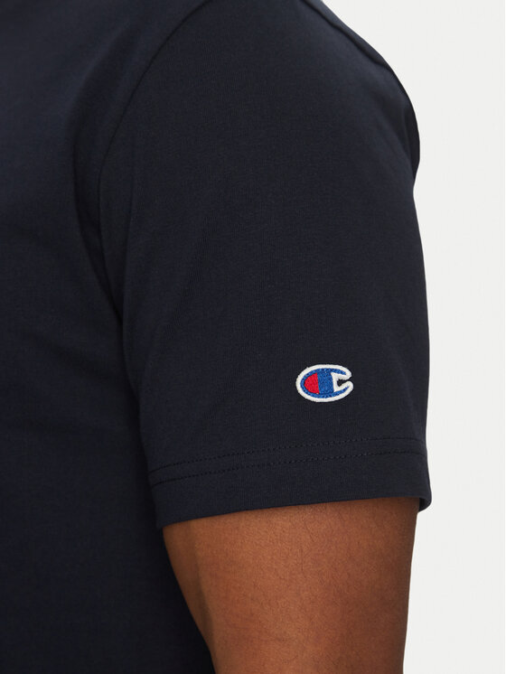 Champion Champion T-Shirt 221621 Granatowy Standard Fit