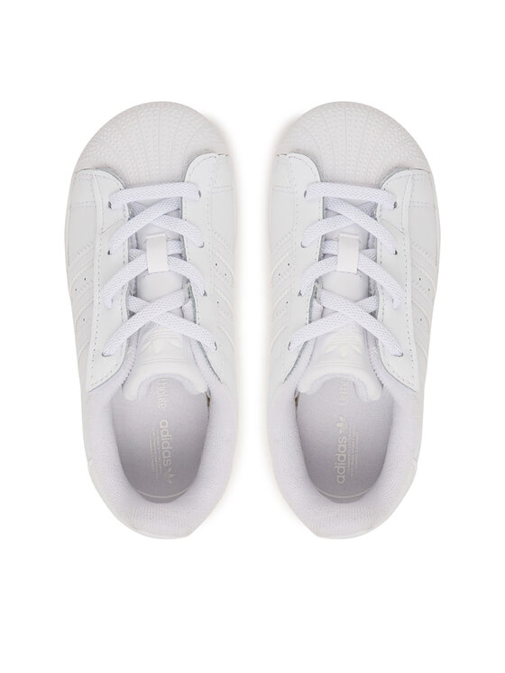 adidas adidas Снікерcи Superstar II Elastic Lace JH9986 Білий