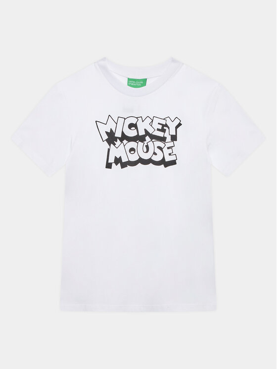 United Colors Of Benetton T-shirt 3096C10EC Bianco Regular Fit, taglia : 150