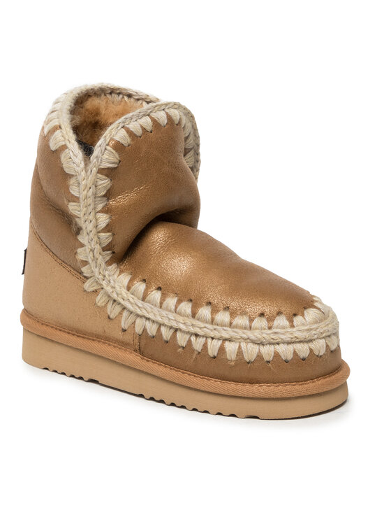 Mou Mou Μπότες Χιονιού Eskimo18 FW101001B Καφέ