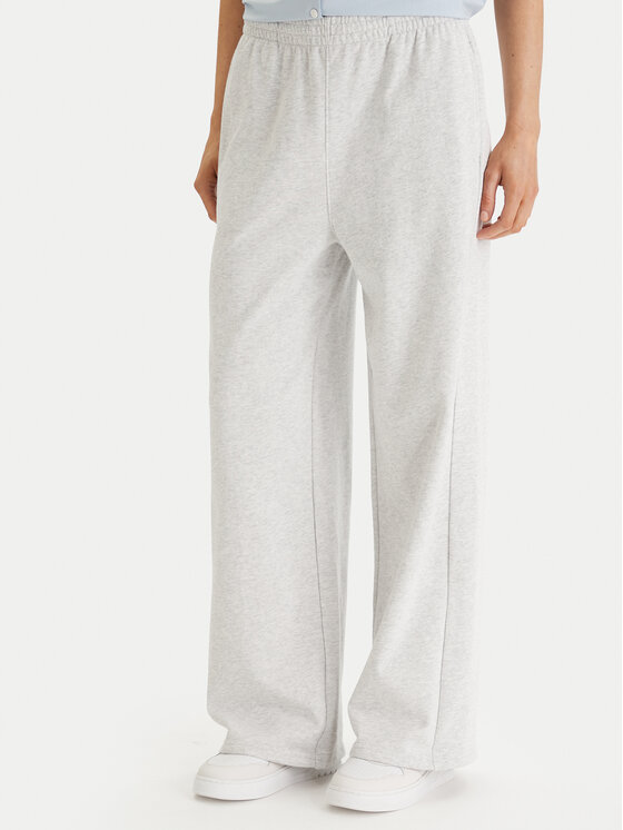 Tommy Hilfiger Tommy Hilfiger Sportinės kelnės UW0UW06180 Pilka Wide Leg