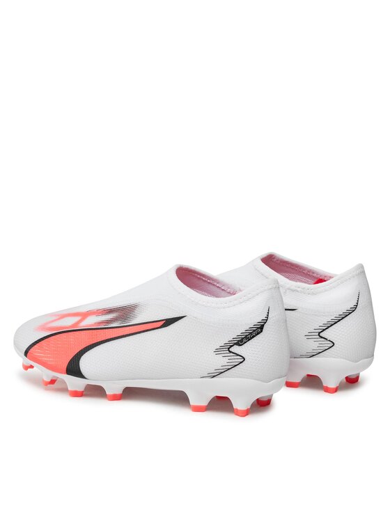Puma Puma Buty do piłki nożnej Ultra Match Ll Fg/Ag Jr 107514 01 Biały