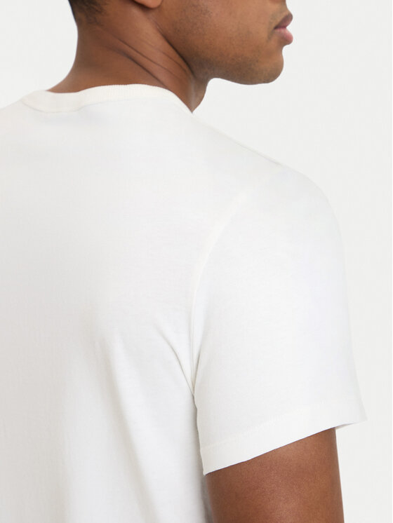 Parajumpers Parajumpers T-shirt Elio 26SMPMTSRJ02 Bianco Regular Fit